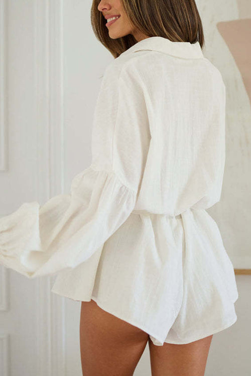 Leylah | Chic Tie-Waist Romper