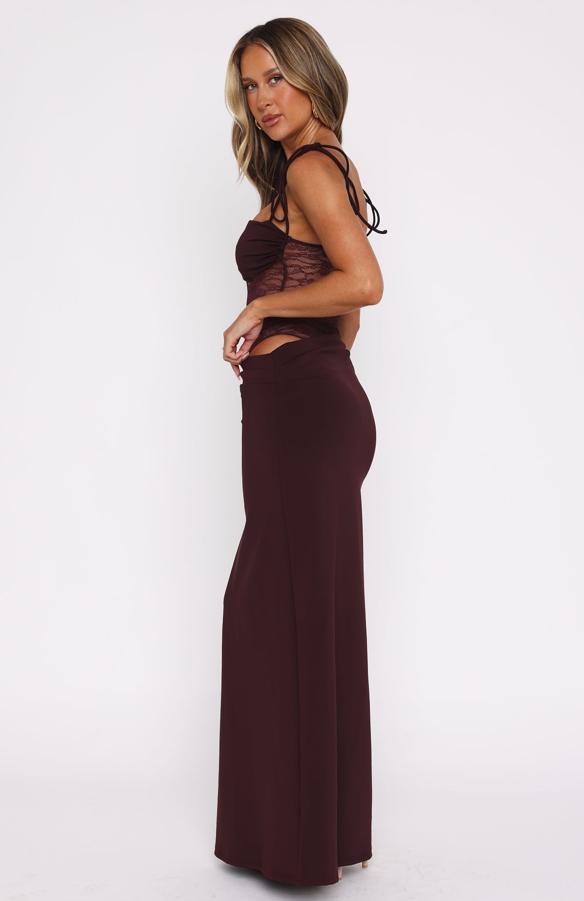 Rachel | Elegante Maxi Jurk met Kanten details