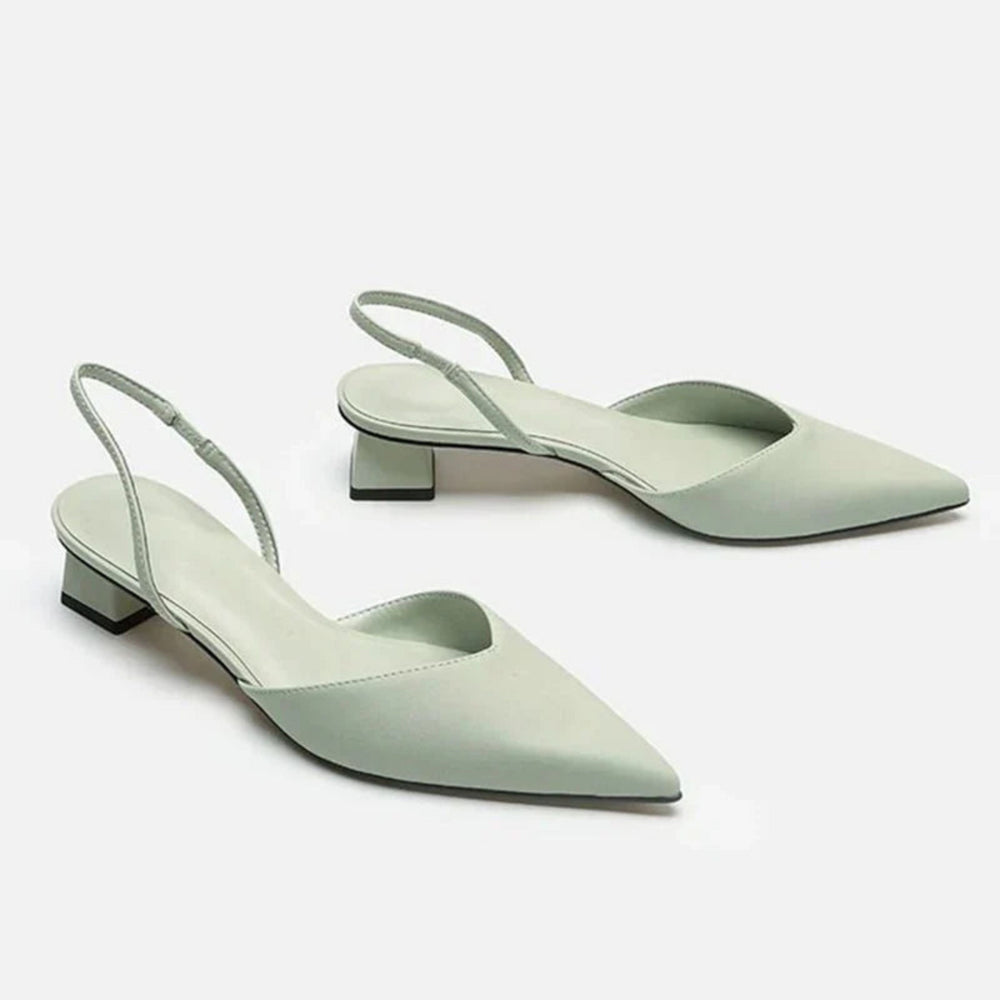 Flavia | Escarpins slingback à talon bas