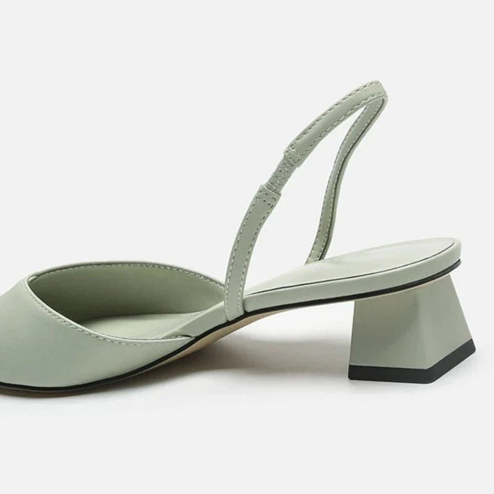Flavia | Escarpins slingback à talon bas