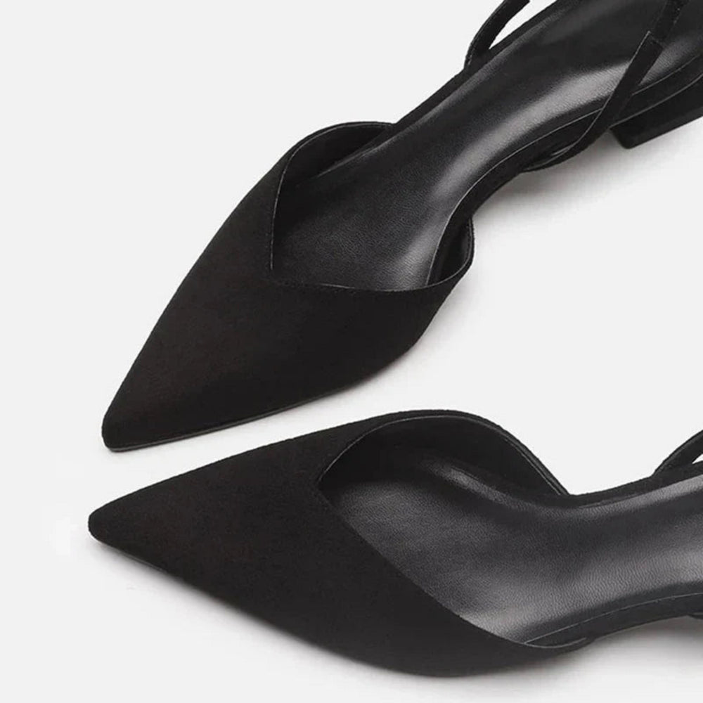 Flavia | Escarpins slingback à talon bas