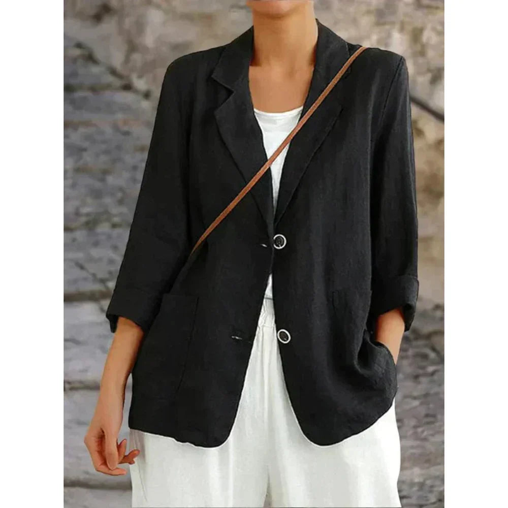 Luchtige comfortabele dames blazer