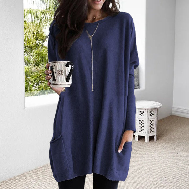 Stijlvolle Comfortabele Oversized Dames Trui met Zak