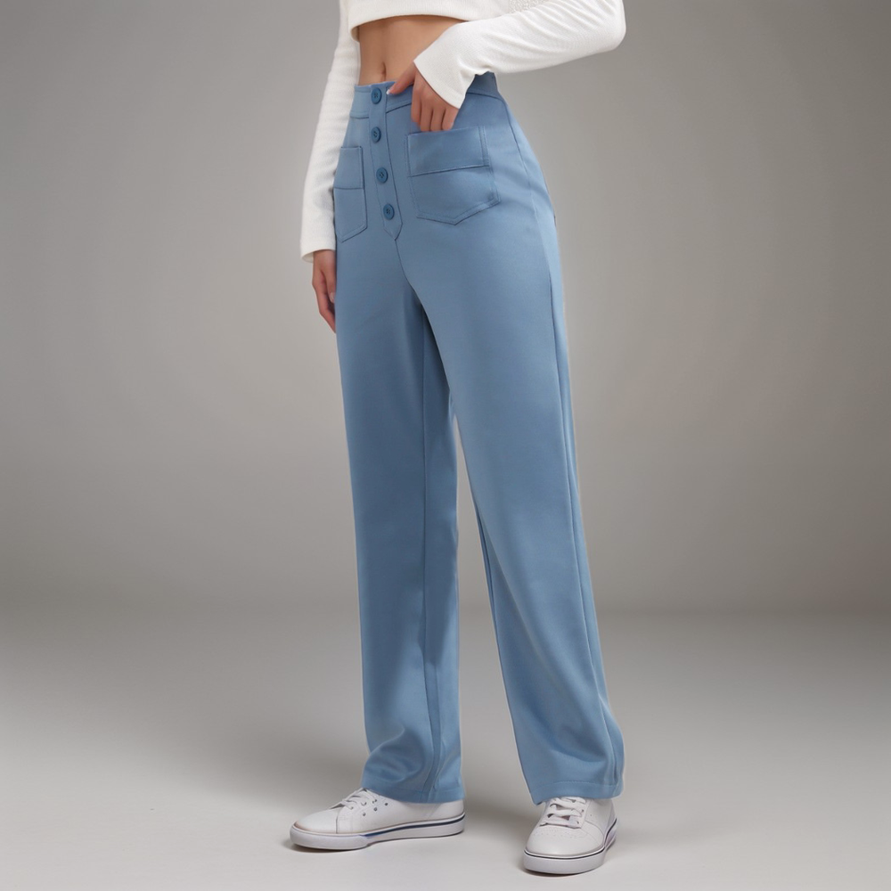 Scarlette | High-Waist Wide-Leg Broek