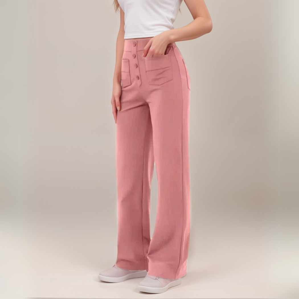 Scarlette | High-Waist Wide-Leg Broek