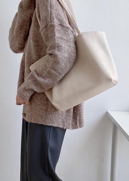 Brionee | Lederen Shopper Tas - Groot
