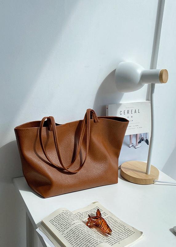 Brionee | Lederen Shopper Tas - Groot
