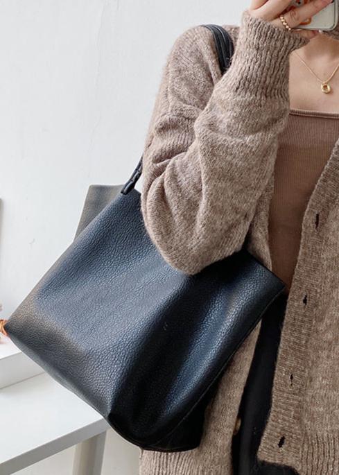 Brionee | Lederen Shopper Tas - Groot