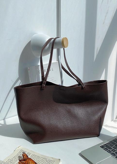 Large Leather Shopper Bag