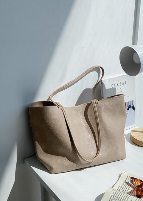Brionee | Lederen Shopper Tas - Groot
