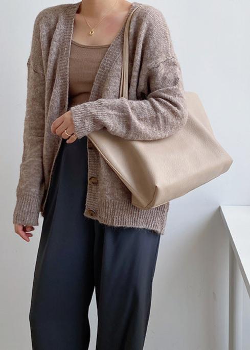 Brionee | Lederen Shopper Tas - Groot