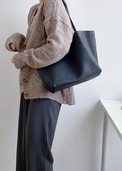 Brionee | Lederen Shopper Tas - Groot