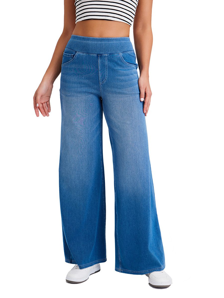 Sameera | Jean à jambes larges taille haute
