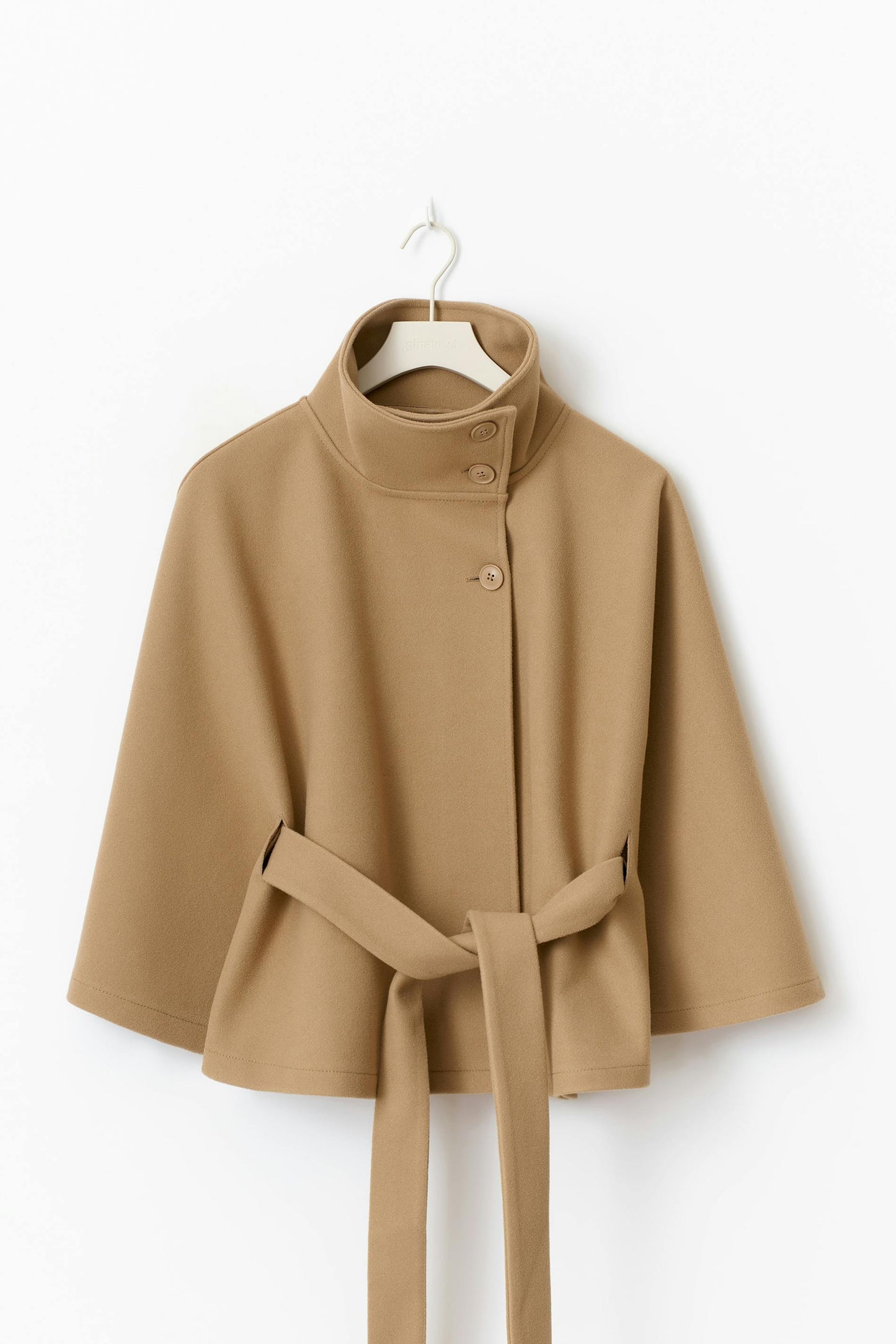 Chique Oversized Dames Mantel Jas met Ceintuur