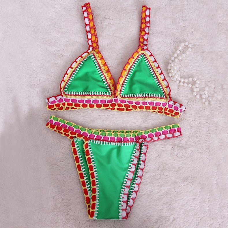 Dory | Gehaakt Boho Bikini Set met Stretch Top
