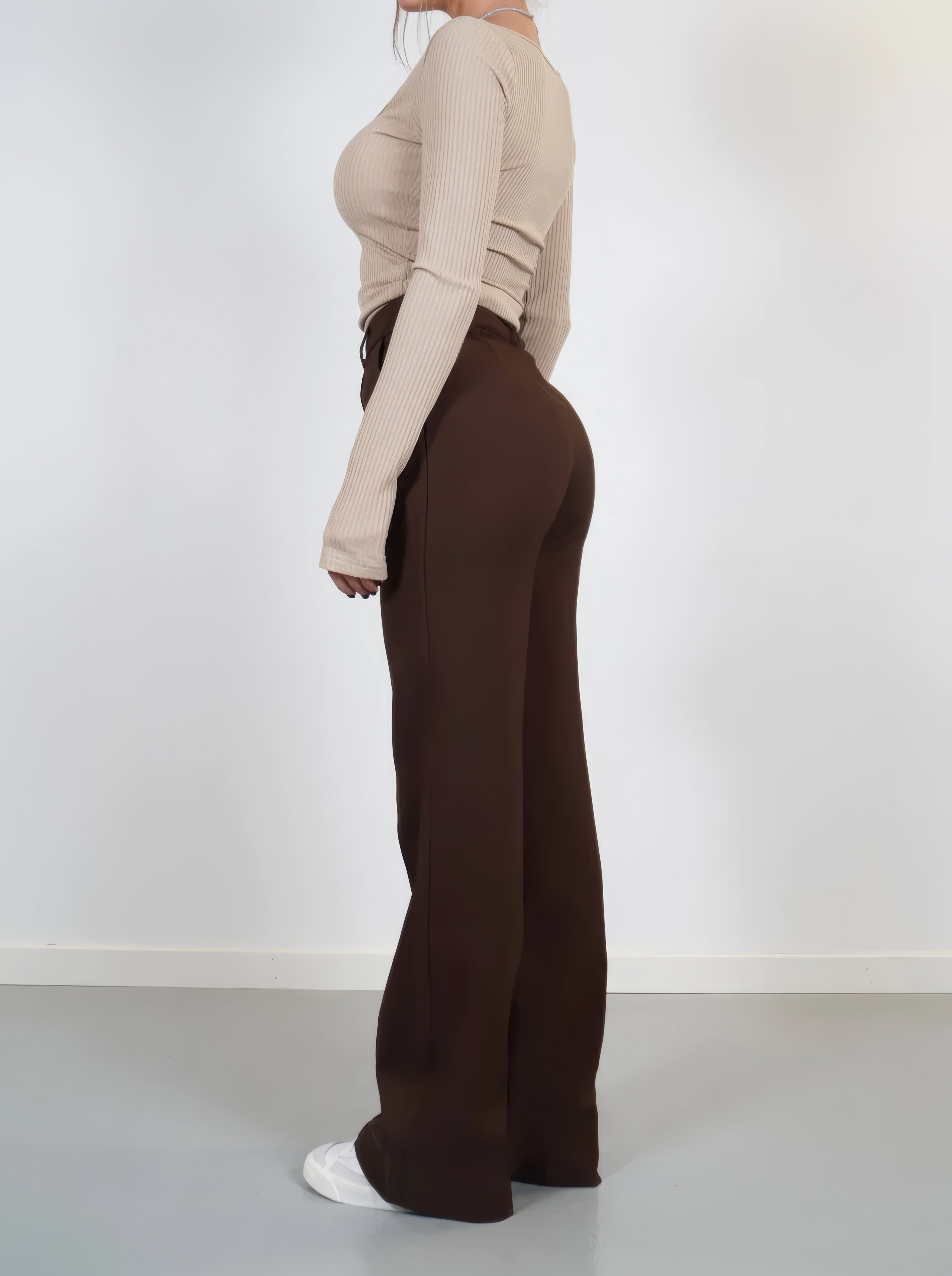 Keny | Tailored Pantalon met Rechte Pijpen