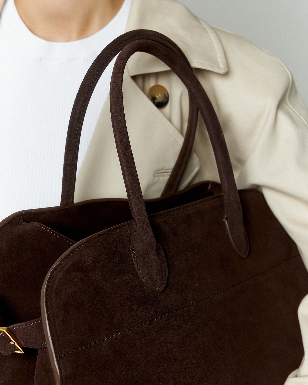 Janae | Suede Structured Tote