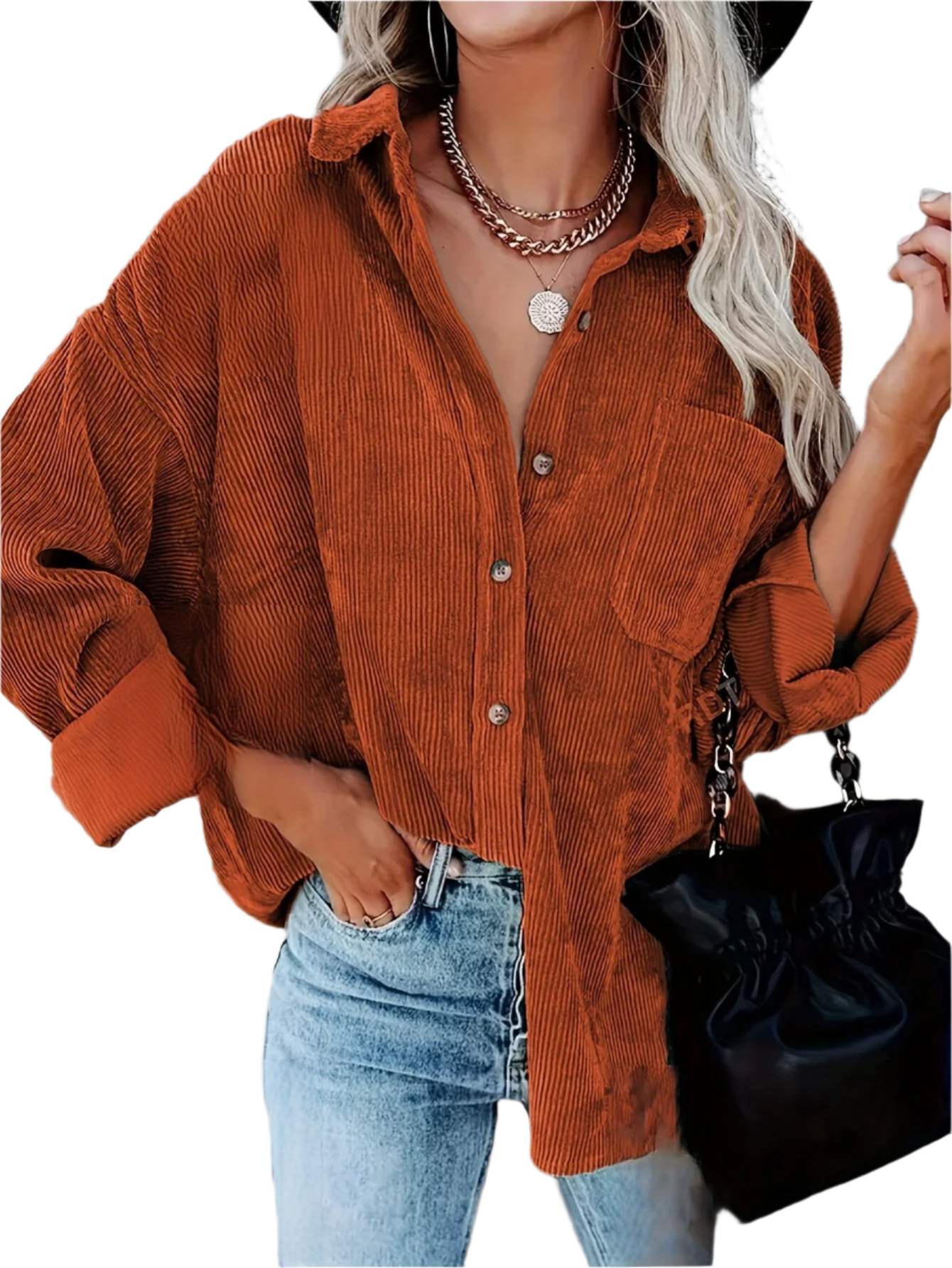 Melisse | Casual Corduroy Blouse