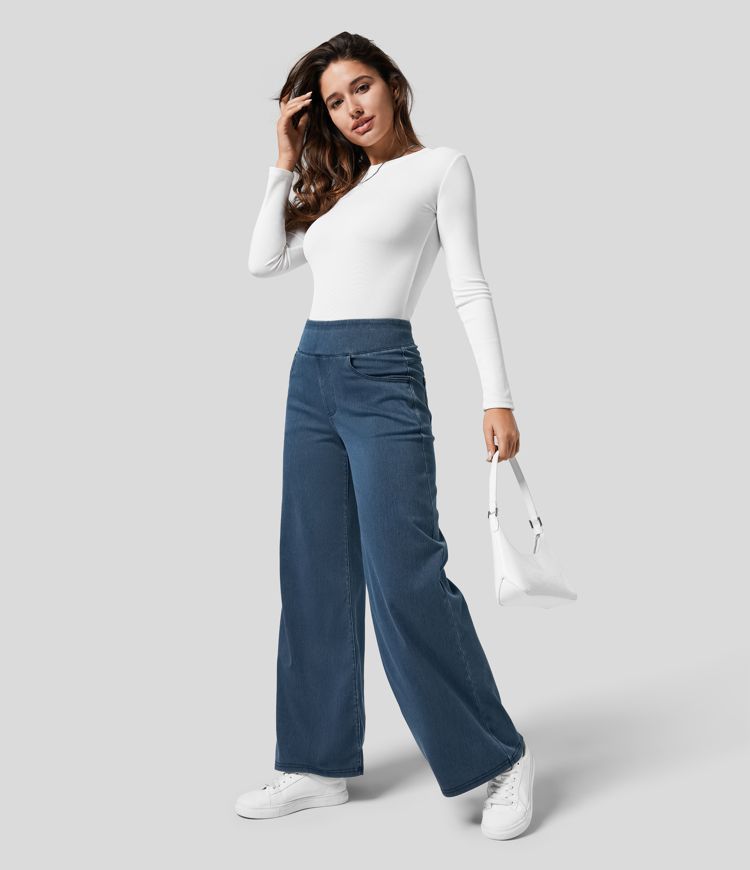 Sameera | High-Waist Wide-Leg Jeans