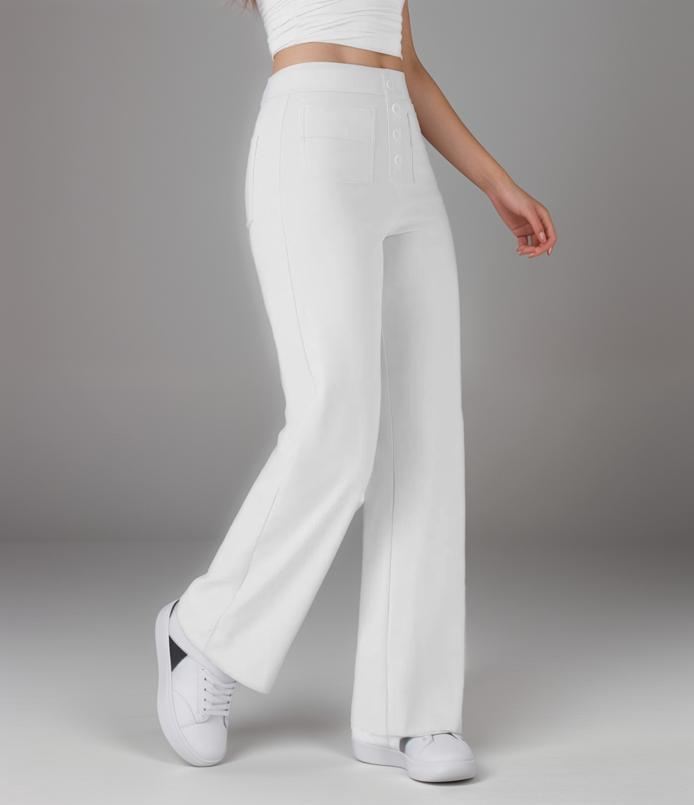 Scarlette | High-Waist Wide-Leg Broek