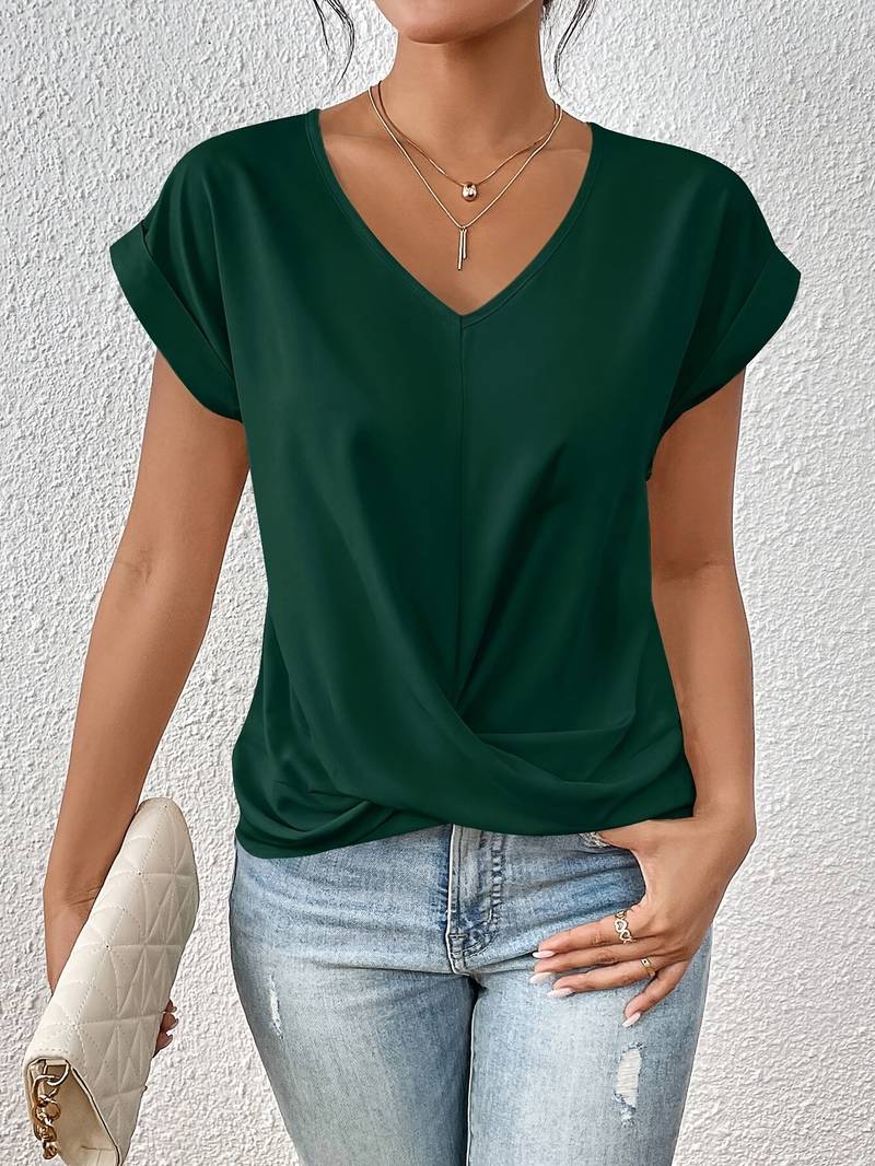 Jayde | Relaxed V-Neck Top