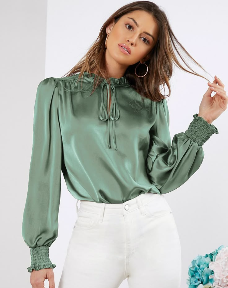 Angela | Blouse avec Nœud