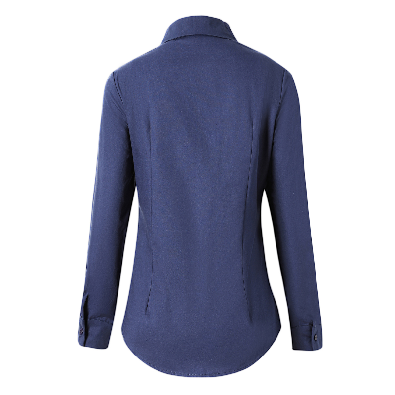 Trendy Classic Women's Blouse with Long Sleeves