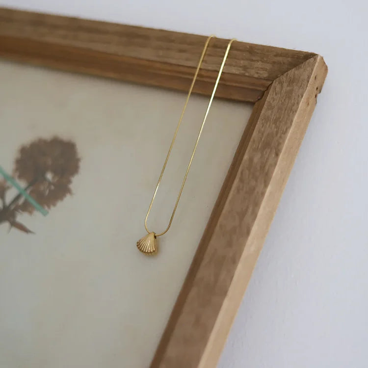 Sasha | Gouden Schelp Ketting