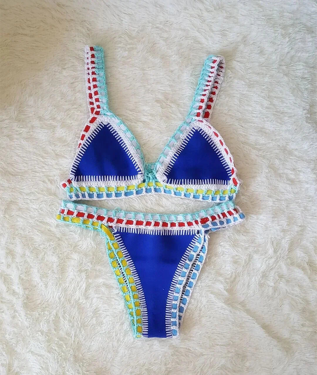 Dory | Gehaakt Boho Bikini Set met Stretch Top