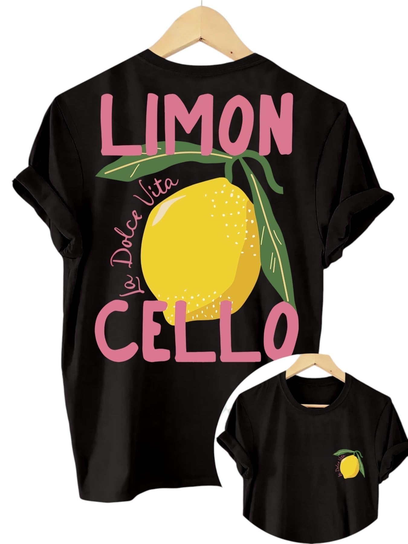 Comfortabele Dames T-shirt met Citroen Print
