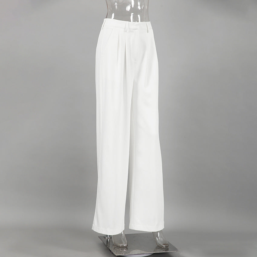 Ilena | High Waist Pantalon met Wijde Pijpen