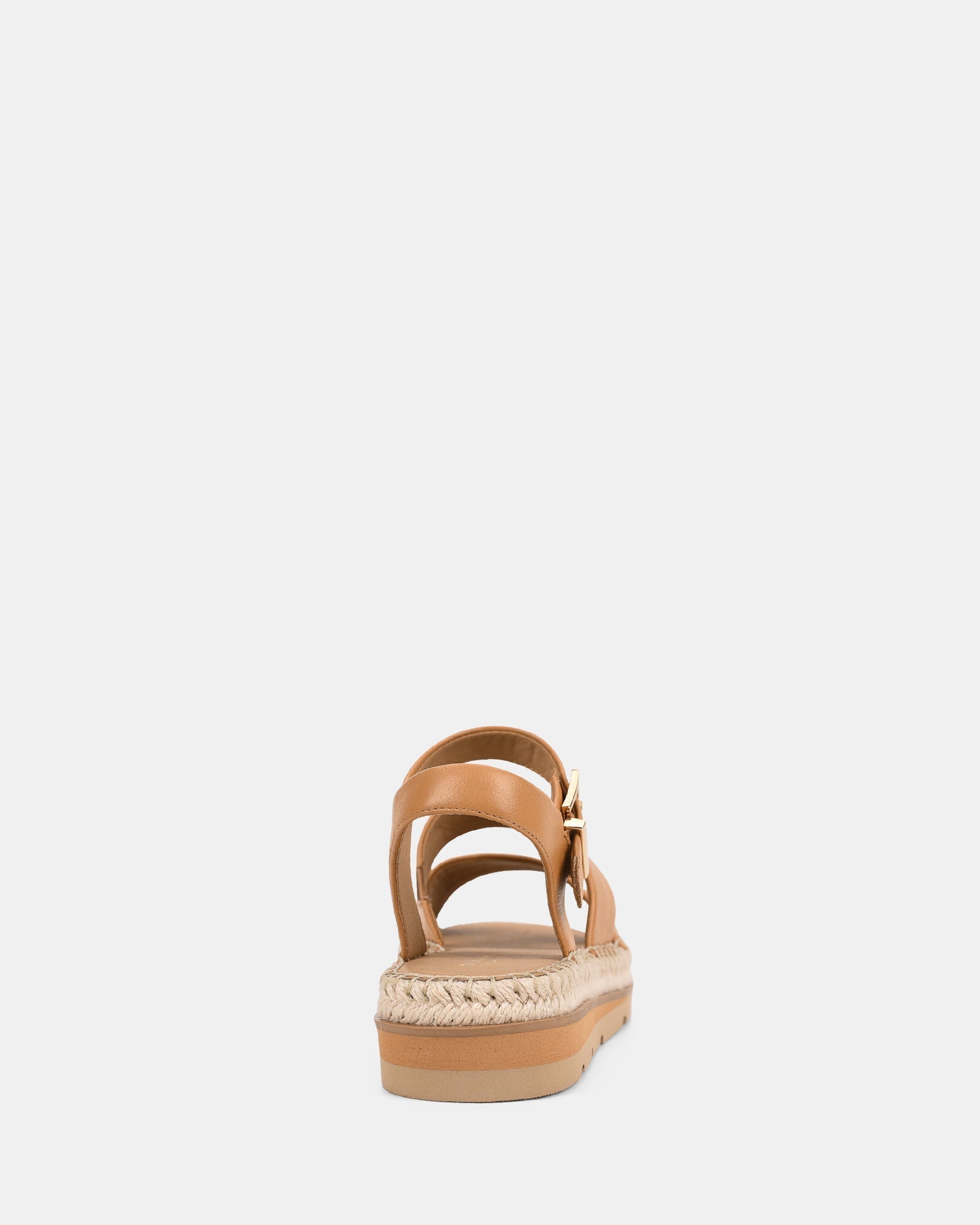 Casual Karamel Dames Sandalen met Verstelbare Gesp