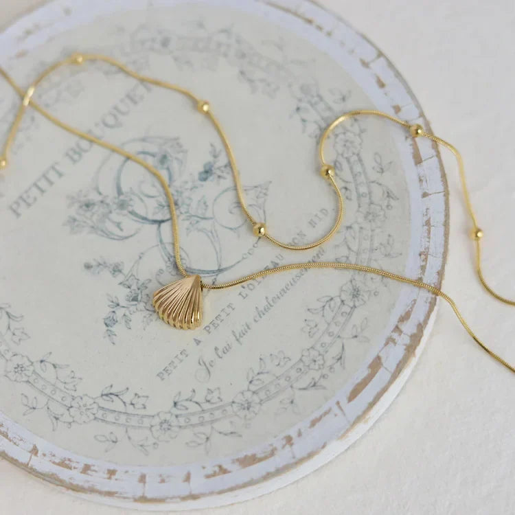 Sasha | Gouden Schelp Ketting