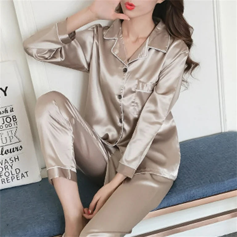 Suze | Luxe Satin Pajama Set