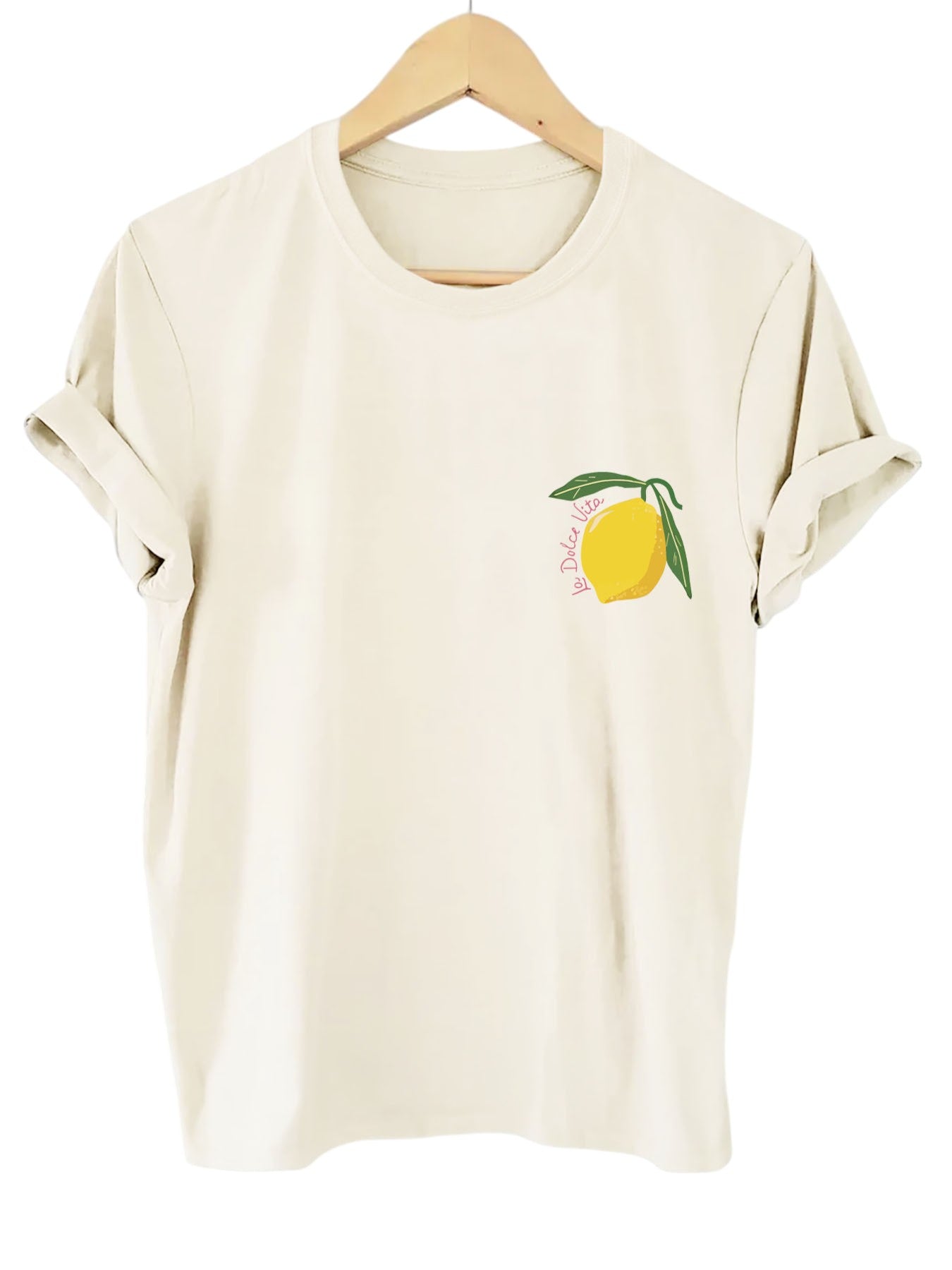 Comfortabele Dames T-shirt met Citroen Print