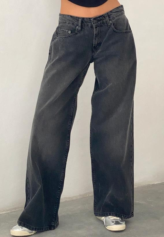 Yaella | Low Rise Straight-Leg Dames Jeans