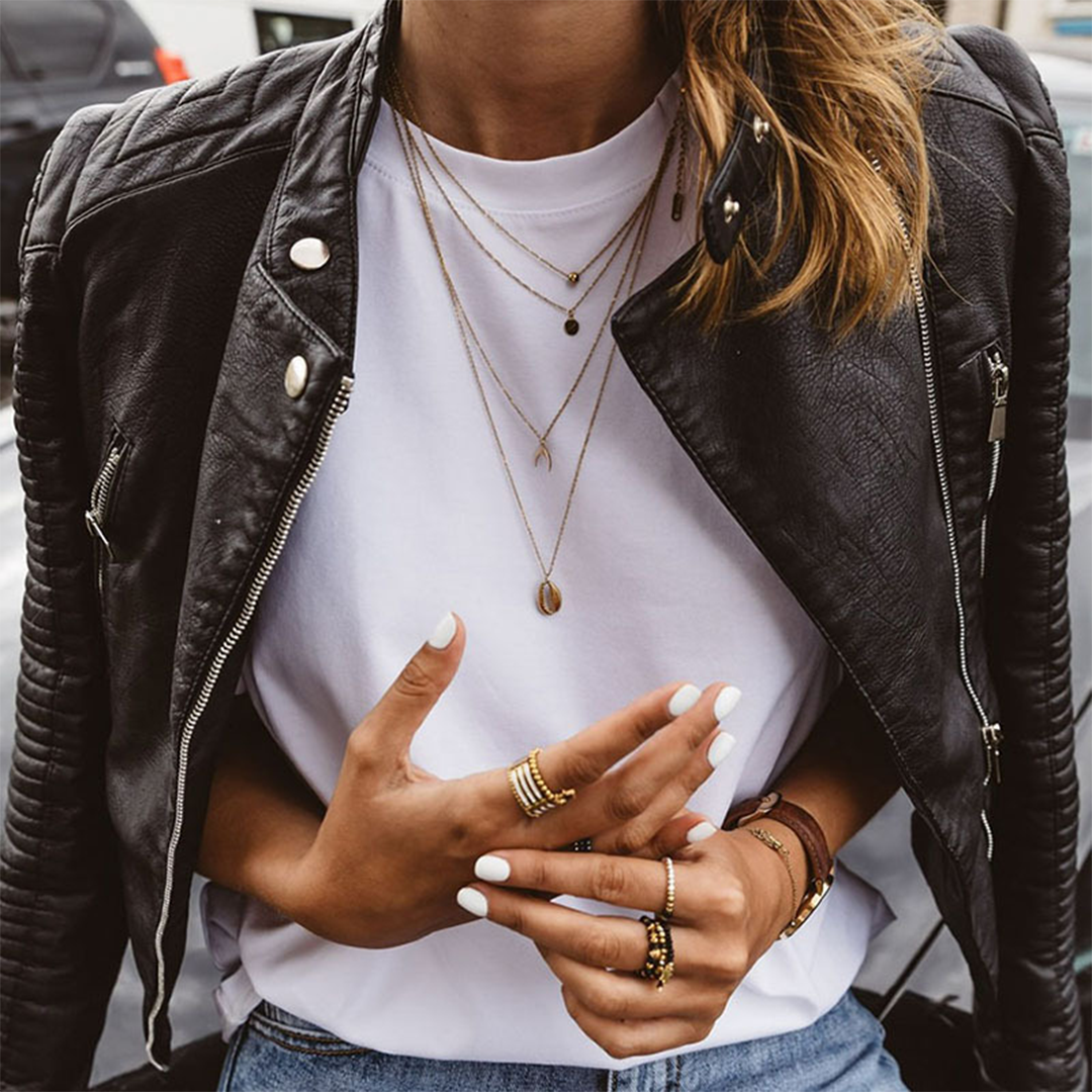 Trendy Leren Getailleerde Dames Jas Met Rits