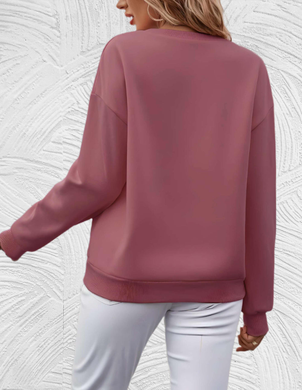 Marije | Casual Sweatshirt with Motivational Print