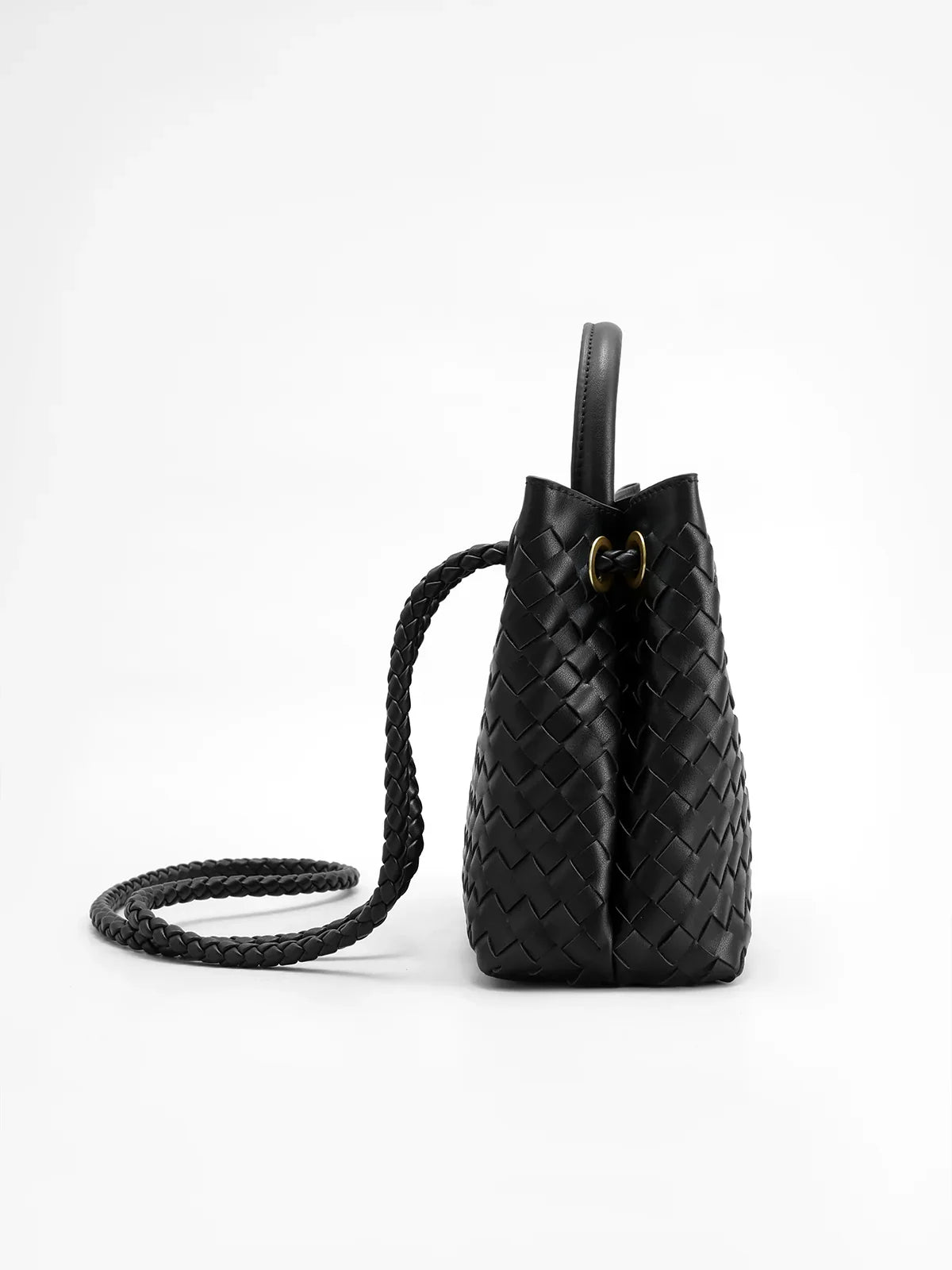Jessah | Woven Leather Handbag