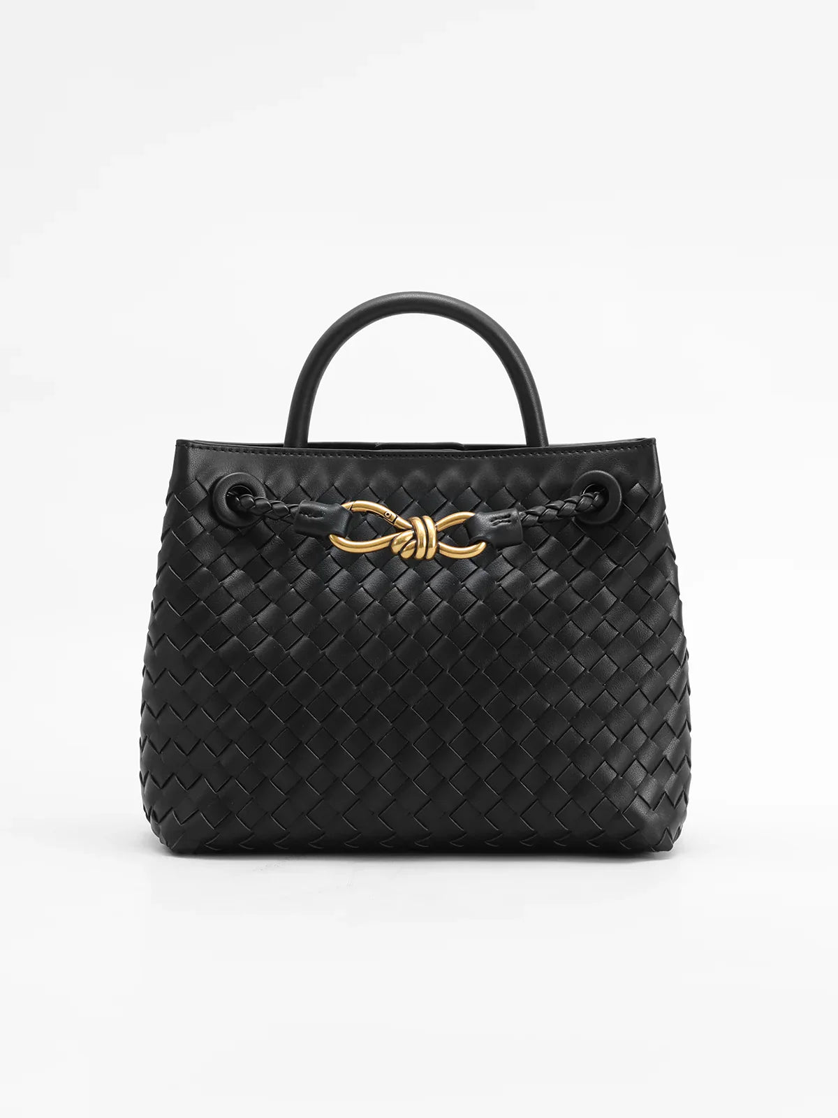 Jessah | Woven Leather Handbag