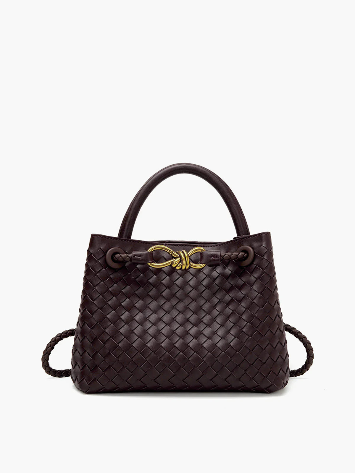 Jessah | Woven Leather Handbag