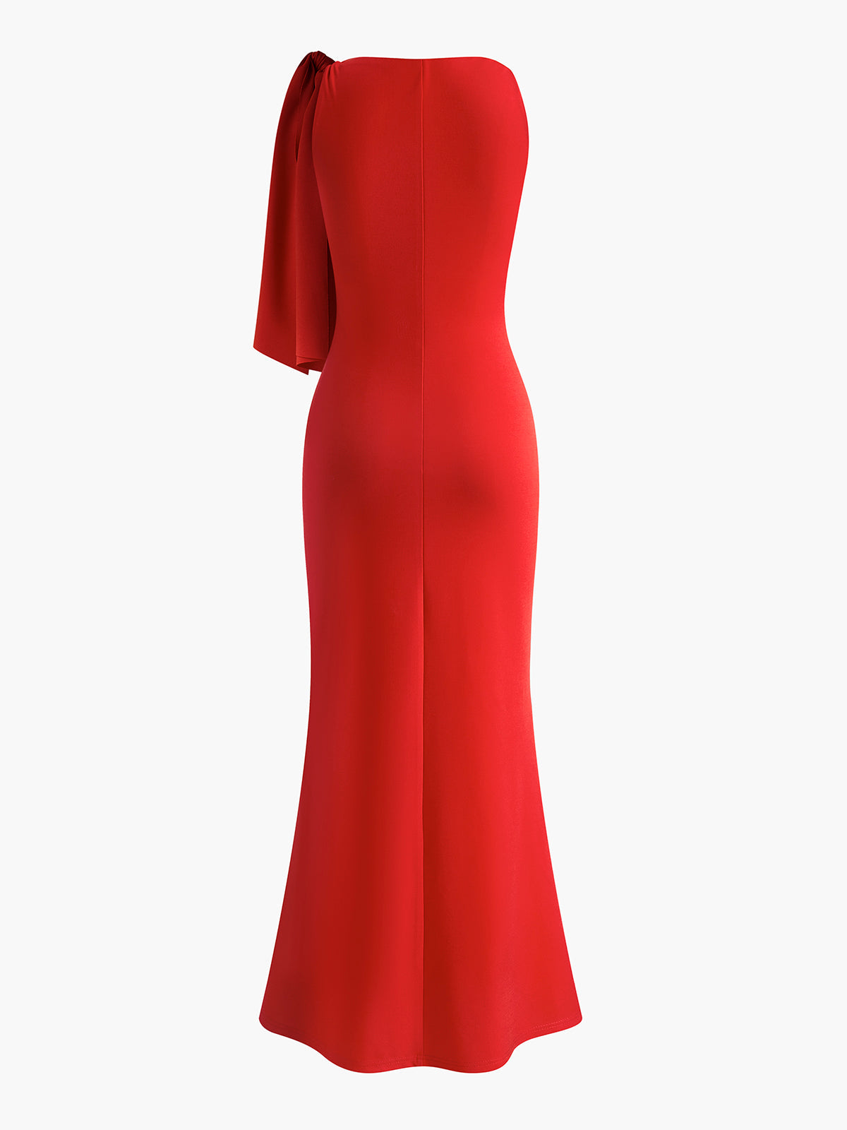 Farrah | Satin Evening Dress with Elegant Spring Detail