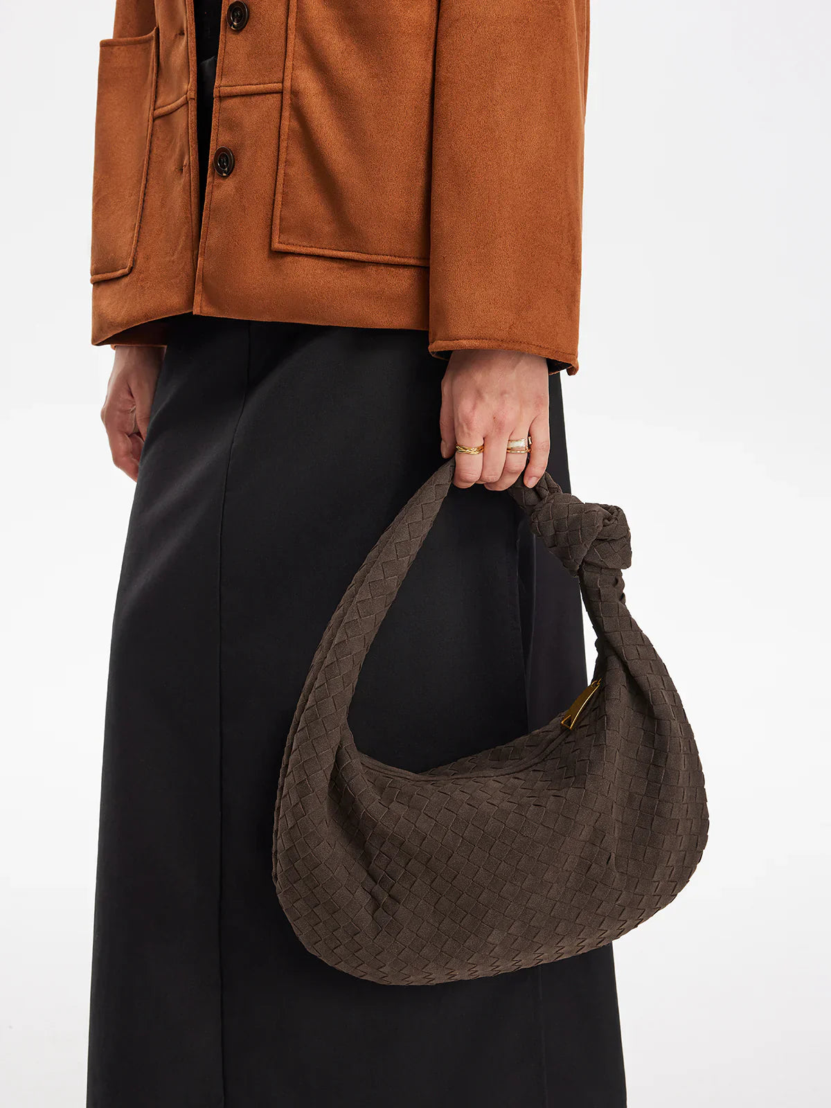 Taniyah | Luxe Woven Coffee Bag