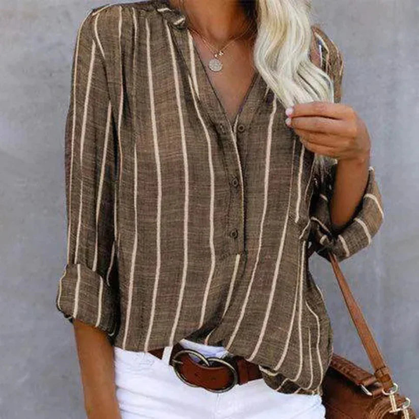 Elizah | Gestreepte Blouse