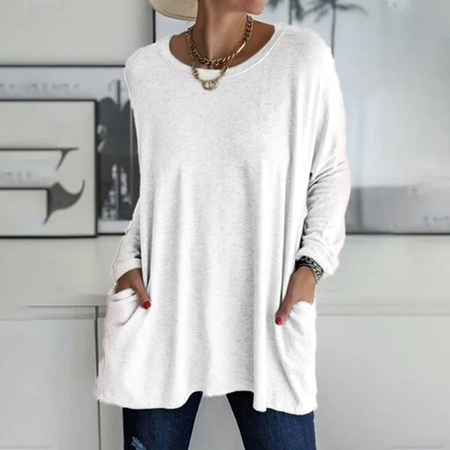 Bertrada | Comfortabele Oversized Top met Zakken