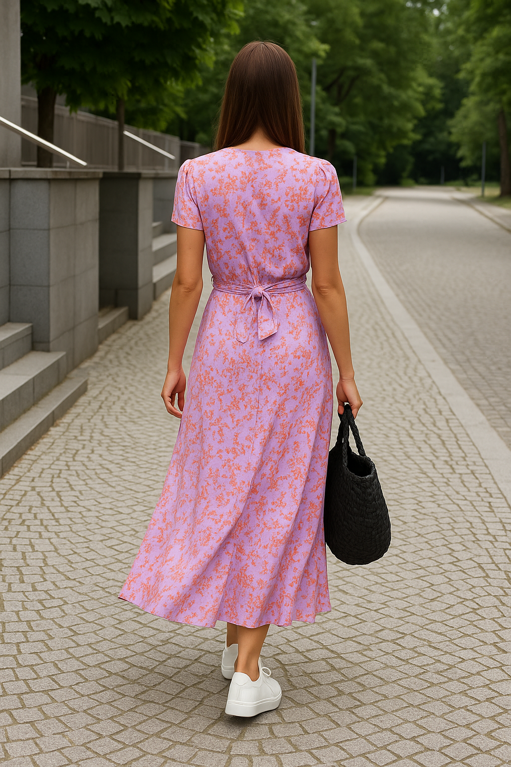 Quinleigh | Floral Wrap Maxi Dress