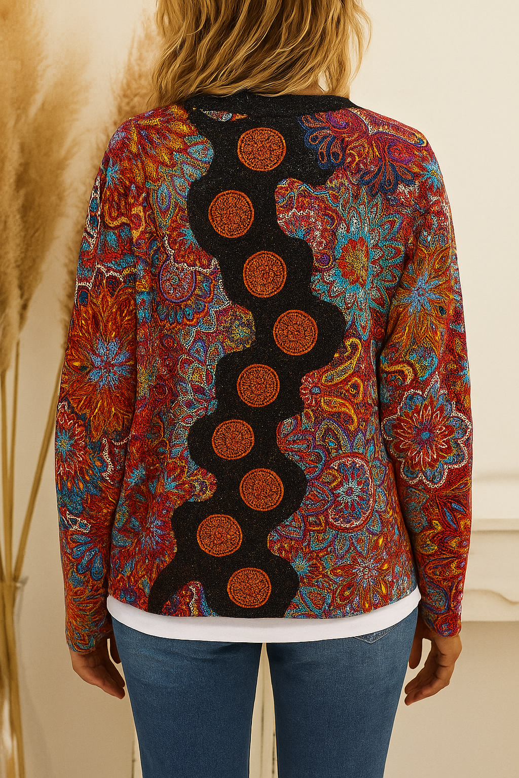 Jocelyn | Artistieke Gebreide Cardigan