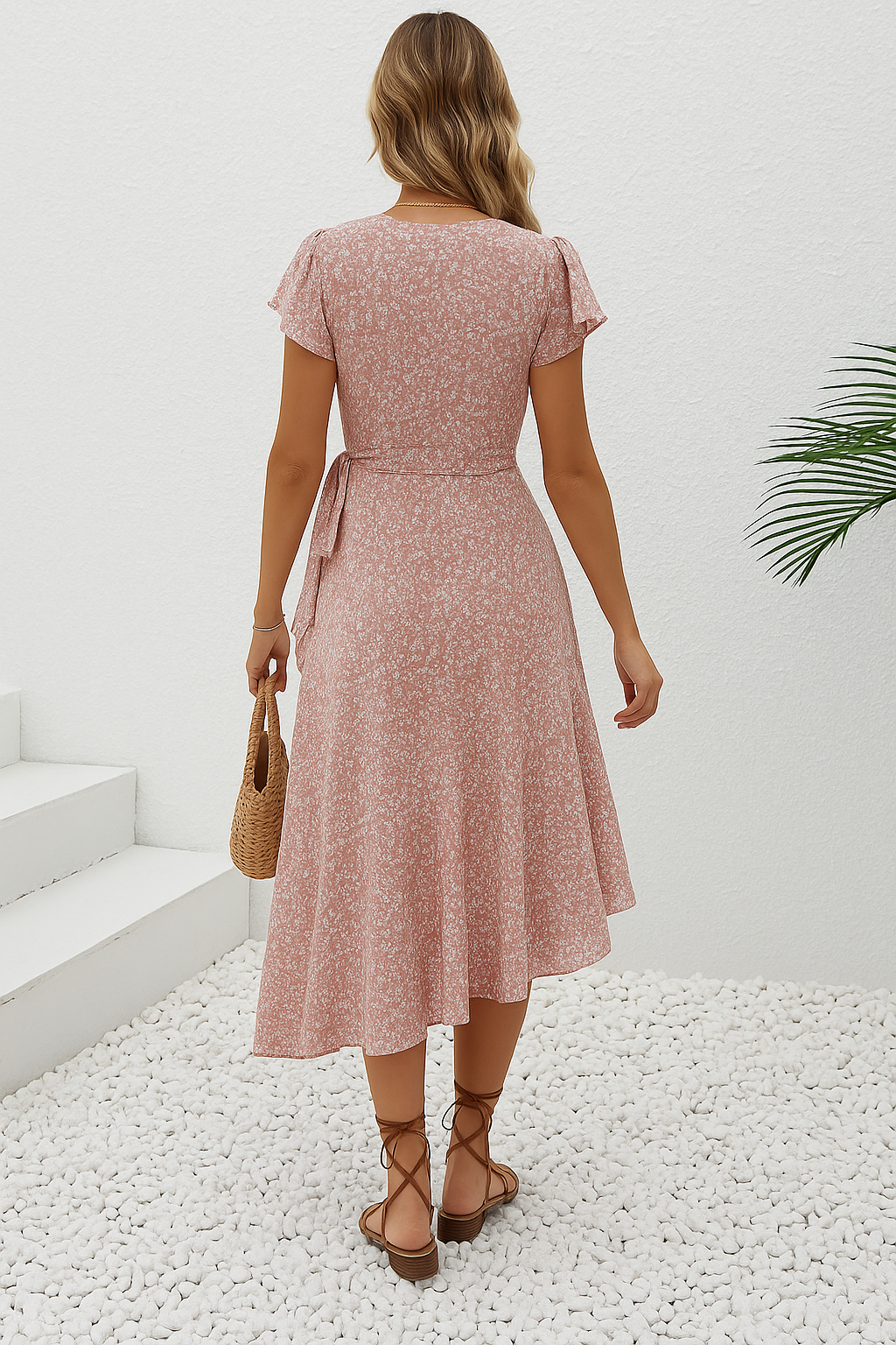 Eliane | Bloemen Wrap Jurk