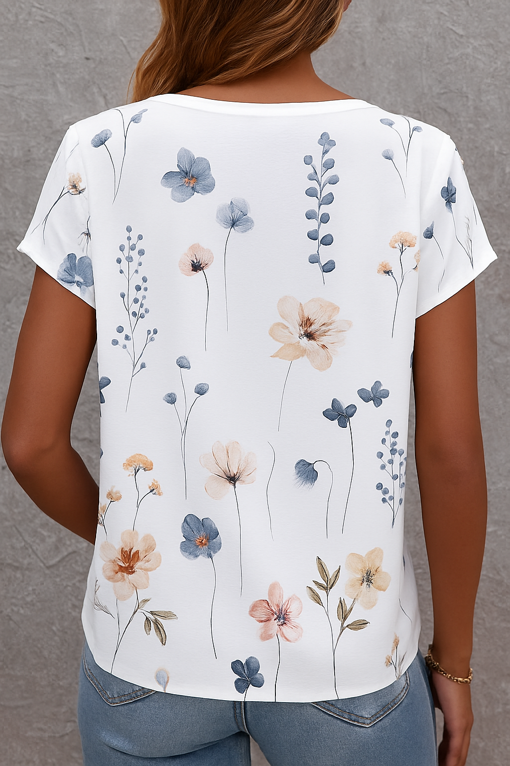 Hazley | Floral Button-Up Blouse