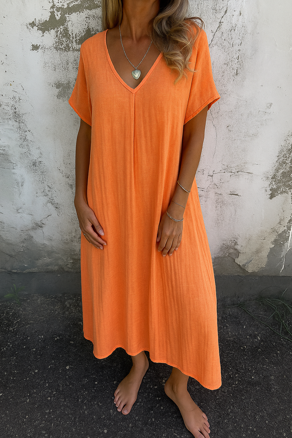 Nina | Luchtige Zomerjurk met V-Hals